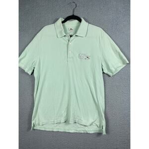 Lacoste Mens Size 6 Short Sleeve Polo Shirt Light Green *Flaws